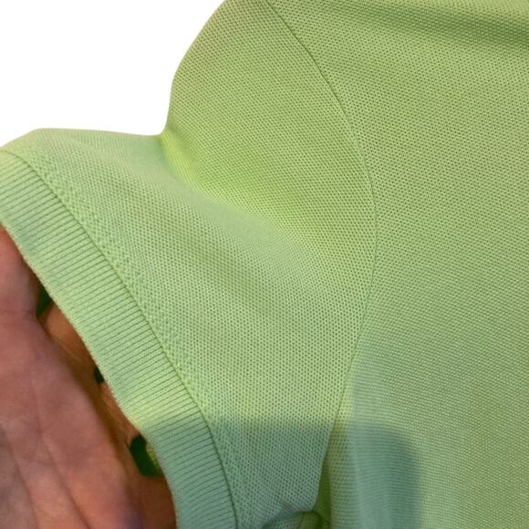 Lily Pulitzer Lime Green Polo Preppy Golf Academia School Girl Front Button - Picture 5 of 7